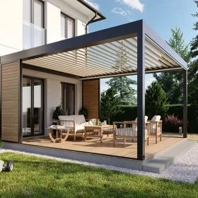 Pergola-With-Roof-Retractable-Sliding-Aluminium-Louvered-Roof-for-Veranda-and-Garden