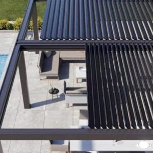 Pergola-with-Retractable-Roof-Sliding-Aluminium-Louvered-Roof-for-Veranda-and-Garden