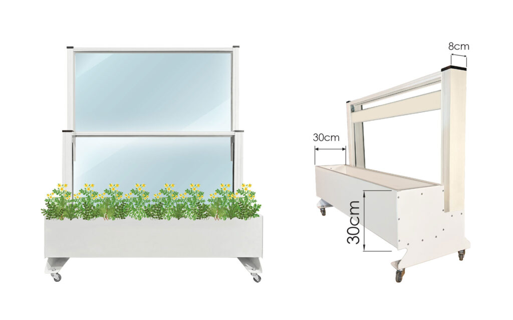 Sliding Glass windbreak London UK Manuel