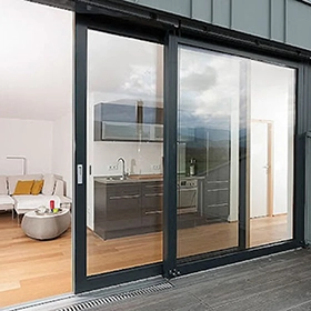 Thermal Bi Fold Aluminium Guillotine Glazing Aluminium