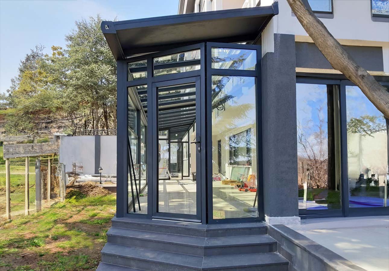 Aluminium French Doors External Double Glazed Doors 18 Frameless-Sliding-Glass-Patio-Doors-an-Windows-Systems-London-UK