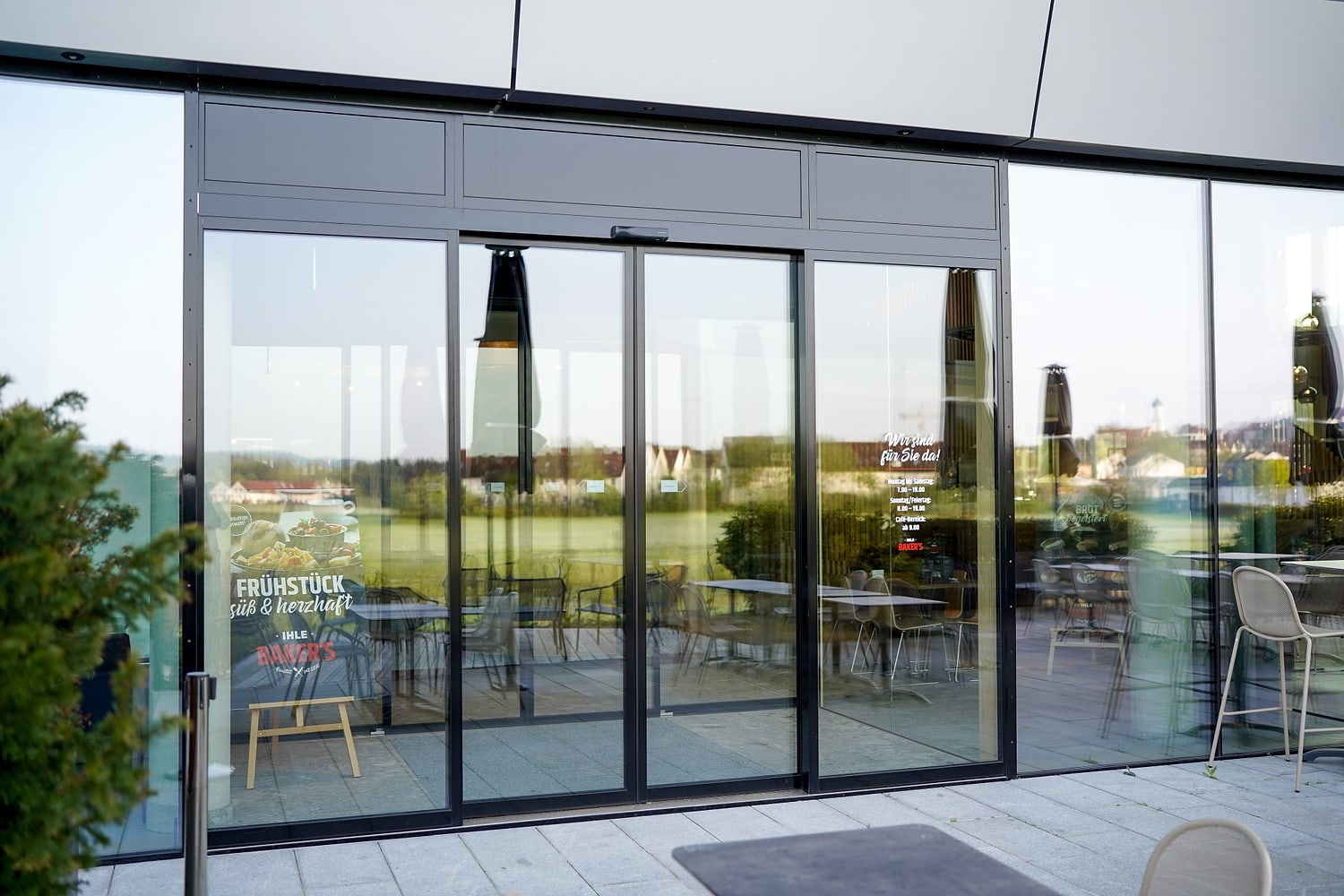 Automatic Sliding Doors 24 Aluminium-Pergola-Louvered-Roof-UK