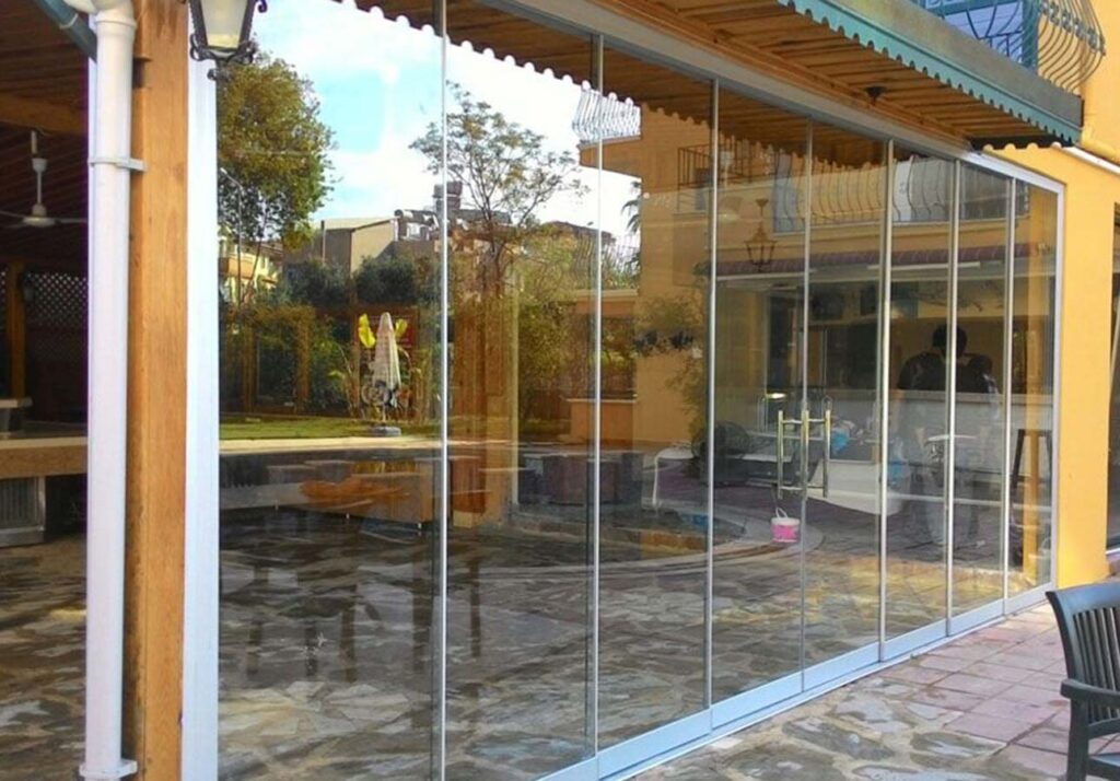 Frameless Sliding Glass Doors for Seamless Patio - Veranda 28 Frameless-Sliding-Doors-External-UK