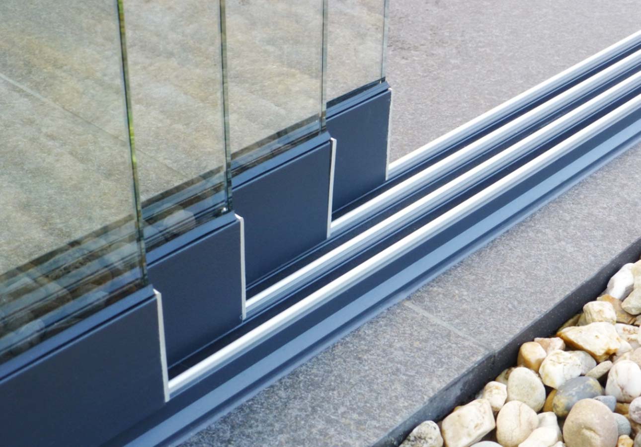 Frameless Sliding Glass Doors for Seamless Patio - Veranda 7 Frameless-Sliding-Glass-Patio-Doors-Low-Threshold-Sliding-Doors