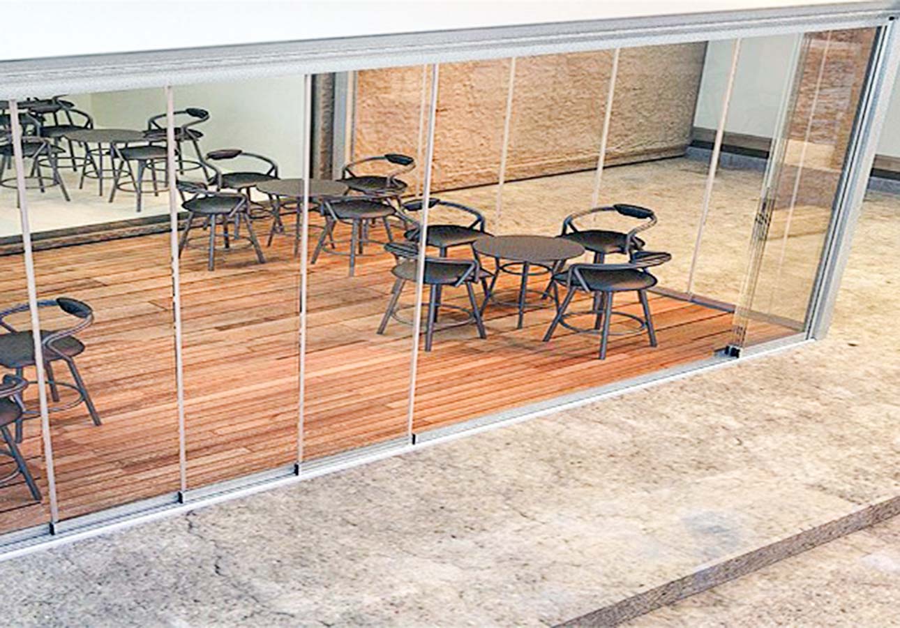 Frameless Sliding Glass Doors for Seamless Patio - Veranda 5 Bifolding-patio-doors-External-premium-Folding-Doors-UK-London-Local