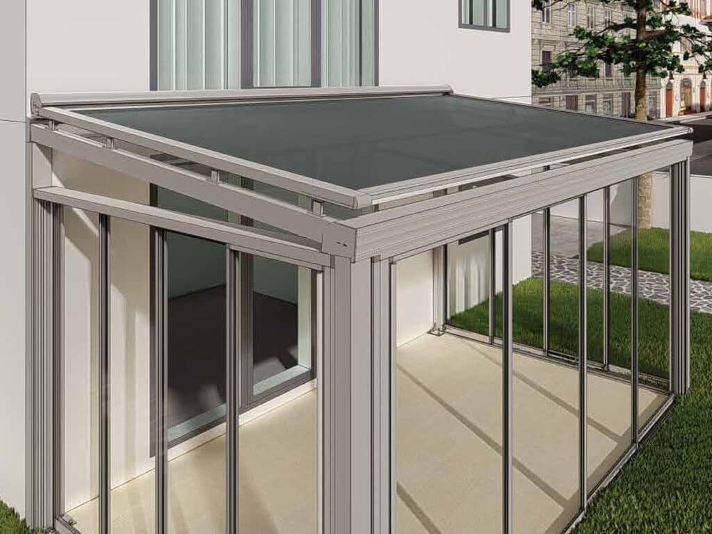 Outdoor-External-GLASS-Roof-Blind-London-UK
