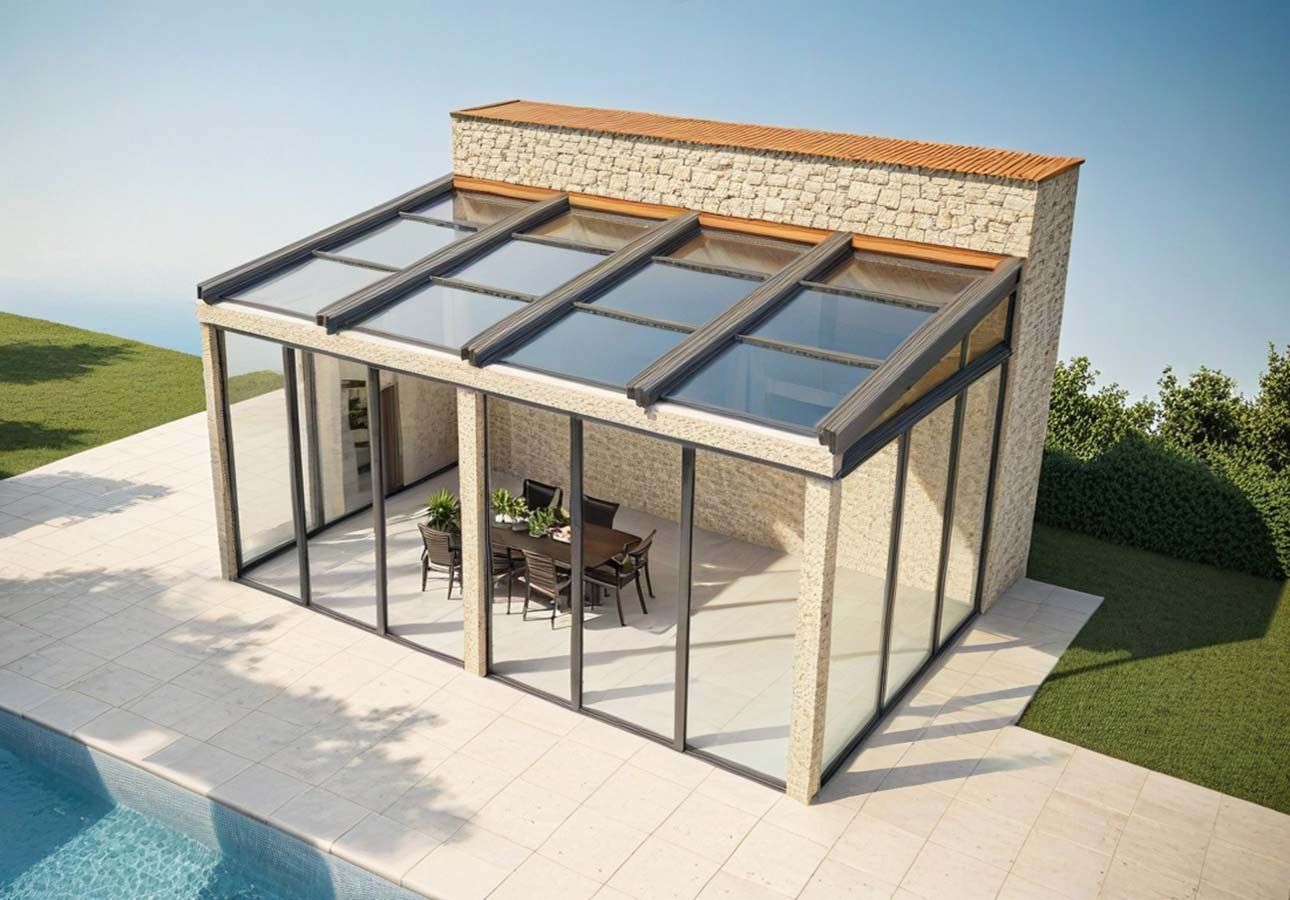 Retractable Glass Roof Garden Rooms for Luxurious and Functional Outdoor Living in the UK