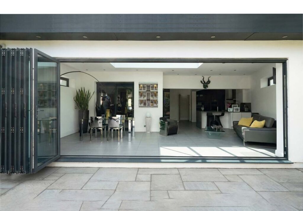 black-aluminium-folding-patio-doors-UK