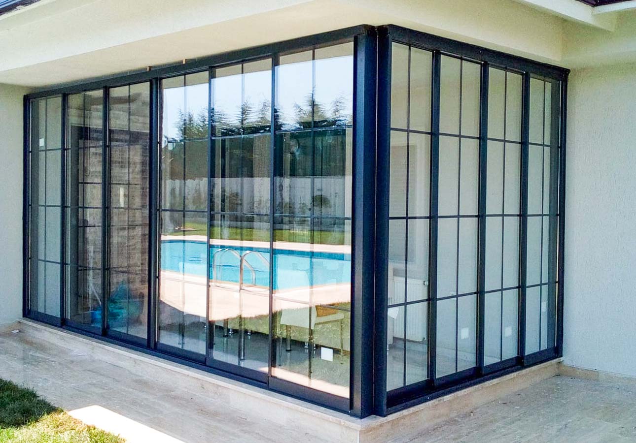 sliding-patio-doors-with-glass-and-blinds-aluminium-UK