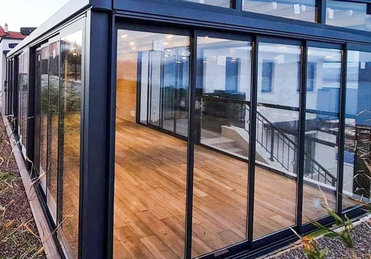 Premium Aluminium Windows and Doors Solutions 3 Aluminium-Sliding-Patio-Doors-Exterior-Garden-UK-London