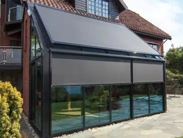 Outdoor-External-GLASS-Roof-Blind-London-UK