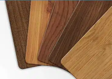 Woodgrain finish options for aluminium profiles