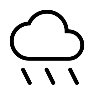 Heavy rain test icon